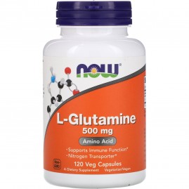 Аминокислота NOW FOODS L-GLUTAMINE, 500 мг, 120 капсул Аминокислота NOW FOODS L-GLUTAMINE, 500 мг, 120 капсул