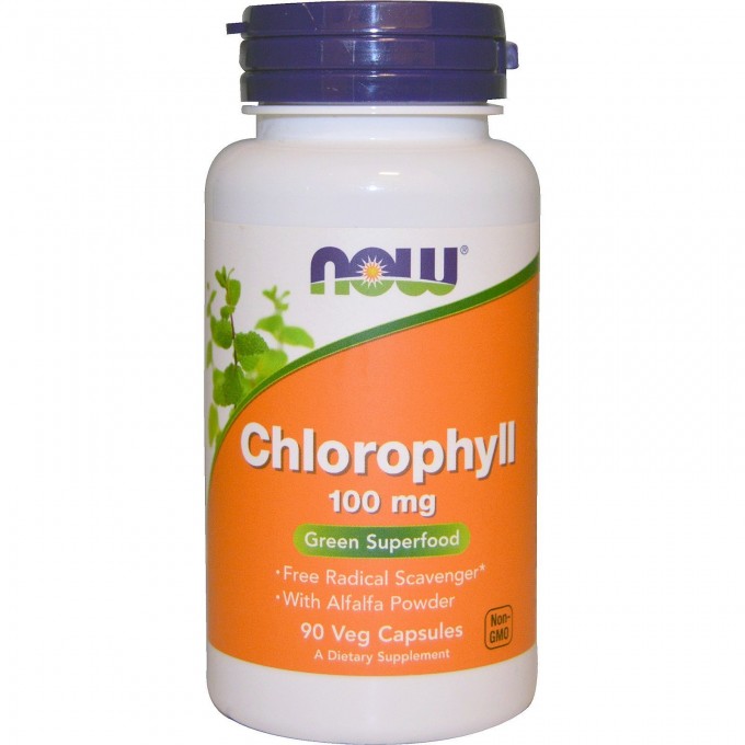 Биологически активная добавка NOW FOODS CHLOROPHYLL (Хлорофилл), 100 мг - 90 капсул NS29496