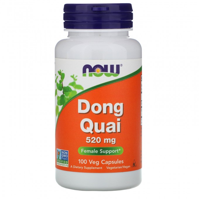 Дудник Китайский NOW FOODS DONG QUAI 520 мг, 100 капсул NS31752