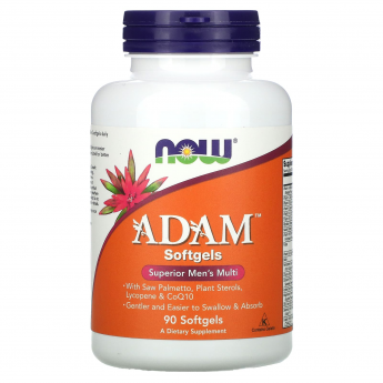 Мультивитамины для мужчин NOW FOODS ADAM 90 софткапсул Мультивитамины для мужчин NOW FOODS ADAM 90 софткапсул