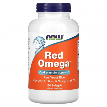 Омега NOW FOODS RED OMEGA 180 SGELS Омега NOW FOODS RED OMEGA 180 SGELS