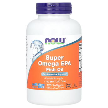 Омега NOW FOODS SUPER OMEGA EPA 1200мг, 120 капсул Омега NOW FOODS SUPER OMEGA EPA 1200мг, 120 капсул
