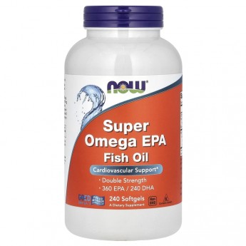 Витамины NOW FOODS SUPER OMEGA EPA 1200мг, 240 капсул Витамины NOW FOODS SUPER OMEGA EPA 1200мг, 240 капсул